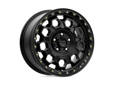 KMC Trek Satin Black 6-Lug Wheel; 17x9; 0mm Offset (99-06 Sierra 1500)