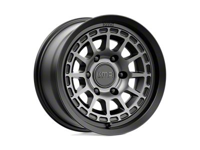 KMC Canyon Satin Black with Gray Tint 6-Lug Wheel; 16x8; 0mm Offset (99-06 Silverado 1500)