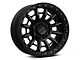 KMC Carnage Satin Black with Gray Tint 6-Lug Wheel; 17x9; 0mm Offset (99-06 Silverado 1500)