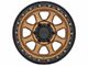 KMC Chase Matte Bronze with Black Lip 6-Lug Wheel; 17x9; -12mm Offset (99-06 Silverado 1500)