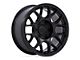 KMC Hatchet Matte Black 6-Lug Wheel; 17x8.5; -10mm Offset (99-06 Silverado 1500)