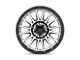 KMC Impact Satin Black Machined 6-Lug Wheel; 17x8; 20mm Offset (99-06 Silverado 1500)