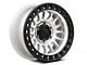 KMC IMS Machined with Matte Black Lip 6-Lug Wheel; 17x8.5; -10mm Offset (99-06 Silverado 1500)