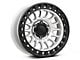 KMC IMS Machined with Matte Black Lip 6-Lug Wheel; 17x8.5; -10mm Offset (99-06 Silverado 1500)