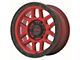 KMC Mesa Candy Red with Black Lip 6-Lug Wheel; 20x9; 18mm Offset (99-06 Silverado 1500)