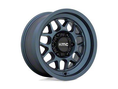 KMC Terra Metallic Blue 6-Lug Wheel; 20x9; -12mm Offset (99-06 Silverado 1500)