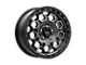 KMC Trek Satin Black with Gray Tint 6-Lug Wheel; 17x9; 0mm Offset (99-06 Silverado 1500)