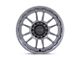 KMC Wrath Matte Anthracite 6-Lug Wheel; 17x8.5; -10mm Offset (99-06 Silverado 1500)
