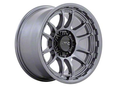 KMC Wrath Matte Anthracite 6-Lug Wheel; 20x9; 0mm Offset (99-06 Silverado 1500)