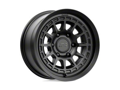 KMC Canyon Satin Black 6-Lug Wheel; 17x8.5; 0mm Offset (15-22 Canyon)