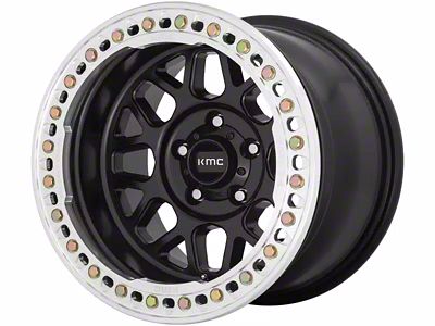 KMC Grenade Crawl Satin Black 6-Lug Wheel; 20x10; -48mm Offset (23-24 Canyon)