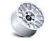 KMC Hatchet Gloss Silver with Machined Face 6-Lug Wheel; 17x8.5; 25mm Offset (15-22 Canyon)