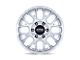 KMC Hatchet Gloss Silver with Machined Face 6-Lug Wheel; 17x8.5; 25mm Offset (15-22 Canyon)