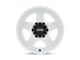 KMC Lobo Gloss White 6-Lug Wheel; 17x8.5; -10mm Offset (15-22 Canyon)