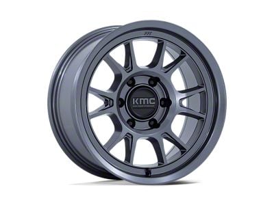 KMC Range Matte Anthracite 6-Lug Wheel; 17x8.5; -10mm Offset (15-22 Canyon)