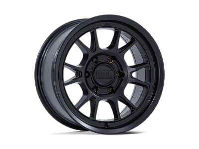 KMC Range Matte Black 6-Lug Wheel; 17x8.5; 0mm Offset (15-22 Canyon)