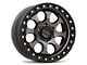 KMC Riot SBL Anthracite with Satin Black Lip 6-Lug Wheel; 18x9; 18mm Offset (23-24 Canyon)