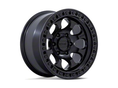 KMC Riot SBL Satin Black 6-Lug Wheel; 17x9; -12mm Offset (23-24 Canyon)