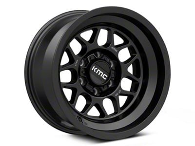 KMC Terra Satin Black 6-Lug Wheel; 17x9; -38mm Offset (23-25 Canyon)