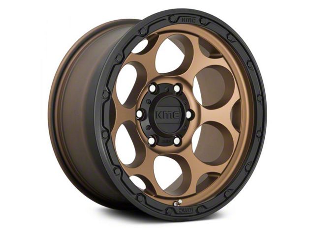 KMC Dirty Harry Matte Bronze with Black Lip 6-Lug Wheel; 18x8.5; 18mm Offset (23-24 Colorado)