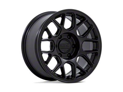 KMC Hatchet Matte Black 6-Lug Wheel; 17x8.5; 25mm Offset (15-22 Colorado)