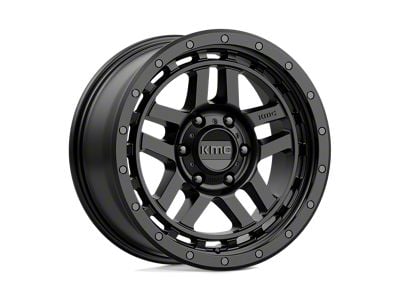 KMC Recon Satin Black 6-Lug Wheel; 18x8.5; 18mm Offset (15-22 Canyon)