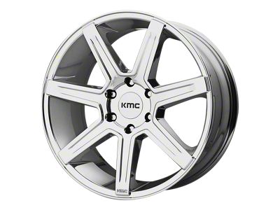 KMC Revert PVD Chrome 6-Lug Wheel; 20x9; 15mm Offset (15-22 Colorado)