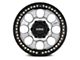 KMC Riot Beadlock Machined Face with Satin Black Windows and Ring 6-Lug Wheel; 17x9; -38mm Offset (23-24 Colorado)