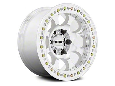 KMC Riot Beadlock Machined 6-Lug Wheel; 17x9; -38mm Offset (23-25 Colorado)