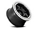 KMC Riot Beadlock Satin Black with Machined Ring 6-Lug Wheel; 17x9; -38mm Offset (23-24 Colorado)