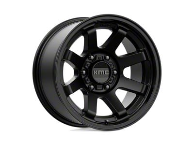 KMC Trail Satin Black 6-Lug Wheel; 17x9; -12mm Offset (23-25 Colorado)