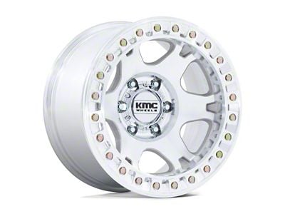 KMC VI Beadlock Machined 6-Lug Wheel; 20x10; -48mm Offset (23-24 Colorado)