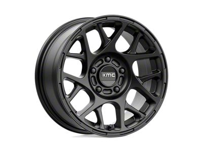 KMC Bully Satin Black 5-Lug Wheel; 16x7.5; 30mm Offset (87-90 Dakota)