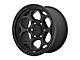 KMC Dirty Harry Textured Black 6-Lug Wheel; 18x8.5; 18mm Offset (97-04 Dakota)
