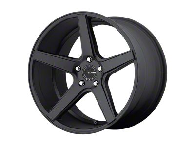 KMC District Satin Black 5-Lug Wheel; 20x8.5; 35mm Offset (87-90 Dakota)