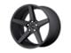 KMC District Satin Black 5-Lug Wheel; 20x8.5; 35mm Offset (87-90 Dakota)