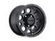 KMC Enduro Matte Black 5-Lug Wheel; 15x7; -6mm Offset (87-90 Dakota)