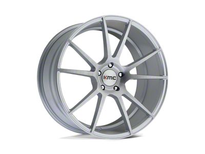 KMC Flux Brushed Silver 5-Lug Wheel; 20x8.5; 35mm Offset (87-90 Dakota)