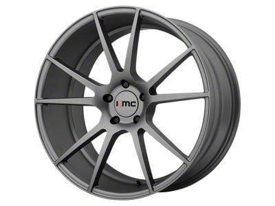 KMC Flux Charcoal 5-Lug Wheel; 20x10; 40mm Offset (87-90 Dakota)