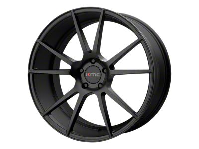 KMC Flux Satin Black 5-Lug Wheel; 20x10; 40mm Offset (87-90 Dakota)