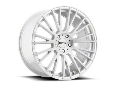 KMC Impact Brushed Silver 5-Lug Wheel; 20x8.5; 35mm Offset (87-90 Dakota)
