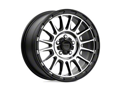 KMC Impact Satin Black Machined 5-Lug Wheel; 17x8; 35mm Offset (87-90 Dakota)