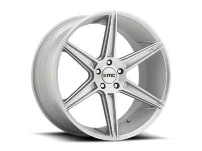 KMC Prism Brushed Silver 5-Lug Wheel; 20x10.5; 35mm Offset (87-90 Dakota)