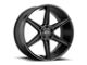 KMC Prism Satin Black 5-Lug Wheel; 20x10.5; 45mm Offset (87-90 Dakota)