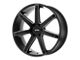 KMC Revert Satin Black Milled 5-Lug Wheel; 24x9.5; 15mm Offset (05-11 Dakota)