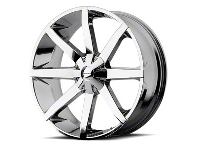 KMC Slide Chrome 5-Lug Wheel; 20x8.5; 38mm Offset (87-90 Dakota)