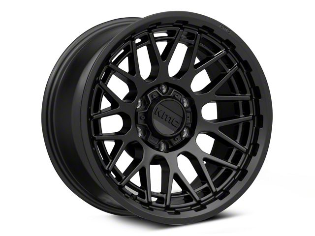 KMC Technic Satin Black 6-Lug Wheel; 18x9; 18mm Offset (97-04 Dakota)