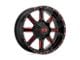 KMC Bully OL Satin Black 6-Lug Wheel; 17x8.5; 0mm Offset (21-25 F-150)