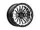 KMC Impact Satin Black Machined 6-Lug Wheel; 17x9; 18mm Offset (21-24 F-150)