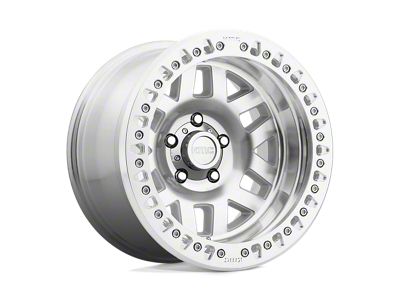 KMC Machete Crawl Beadlock Machined 6-Lug Wheel; 17x9; -38mm Offset (21-25 F-150)